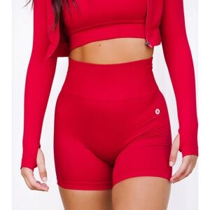 Women's Red Workout set